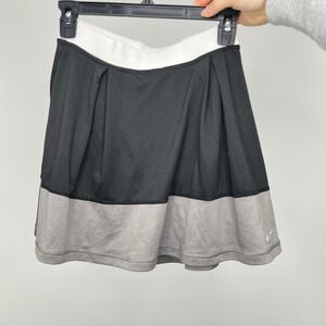 Nike Dri Fit Tennis Skirt Black and Gray Trim Small